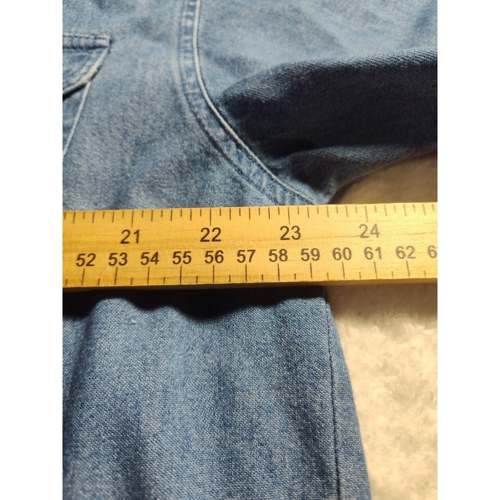 Pearl River Denim Western Pearl Snap XL Long Sleeve 1667 - Picture 5 of 7
